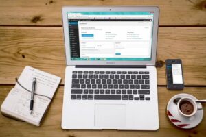 change in top-page of website